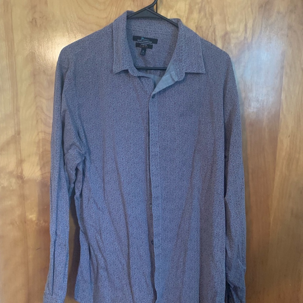 Gorgeous pattern men’s long sleeve button up shirt